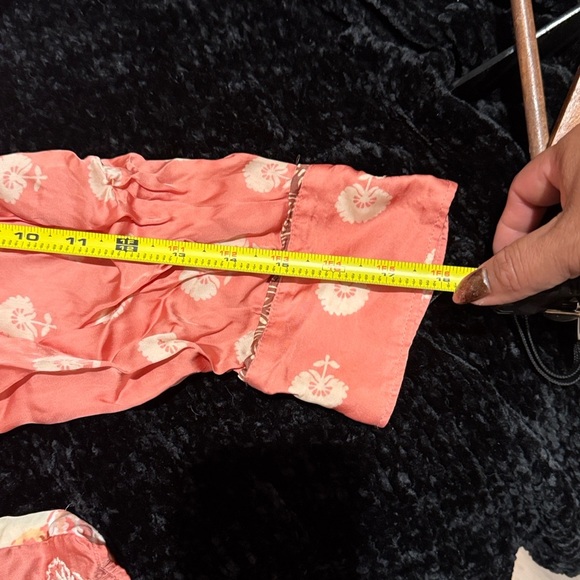 Zara Dual-Tone Pink Floral Blouse - Picture 11 of 13